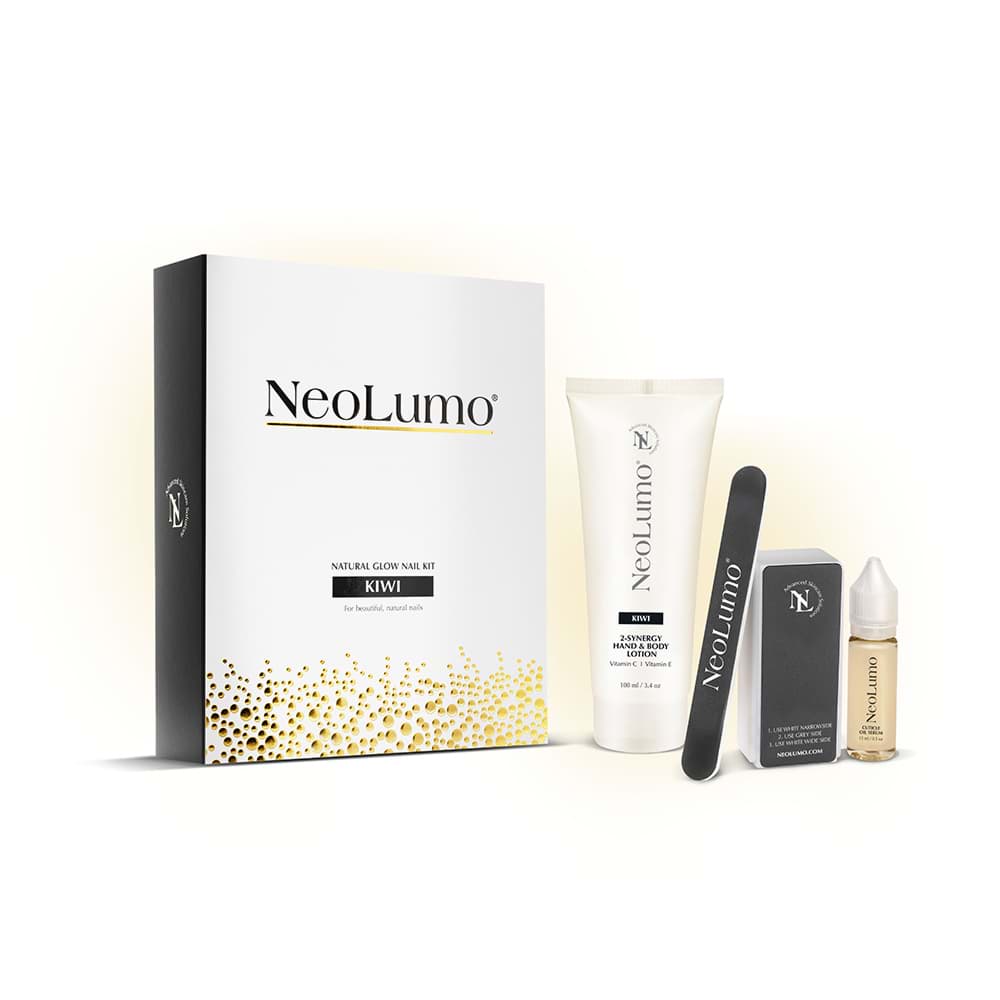 Bild von NeoLumo Natural Glow Nail Kit kiwi für strahlenden Glanz (Neu von ObeyYourBody)
